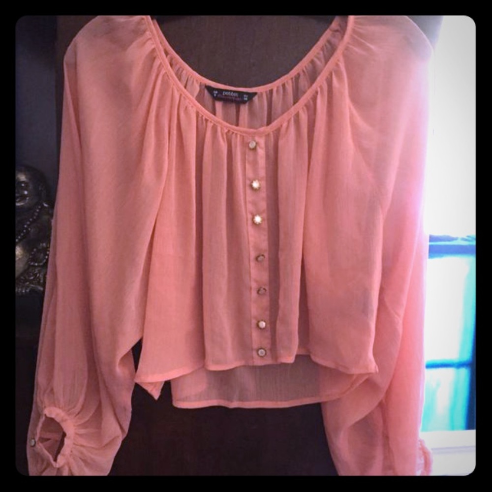 Peach 🍑 blouse 👚
